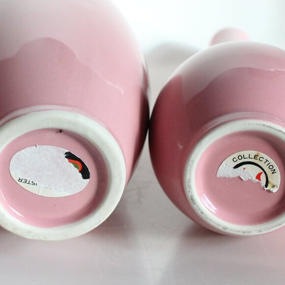 [MILLARD LISTER] Matching Pink Classically Shaped Vases (Canada/Japan) - Picture 11 of 12